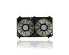 Dual Radiator and Condenser Fan Assembly - Compatible/Replacement for '08-11 Lexus GS 460 4.6 Liter - 1671138130