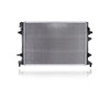 Radiator - Compatible/Replacement for '15-15 VW Volkswagen Beetle/Jetta/Passat 4Cy/2.0 Turbo Diesel, 16-16 Jetta Sedan 4Cy/1.4 Turbo Auxiliary Plastic Tank, Aluminum Core - 5K0121251S