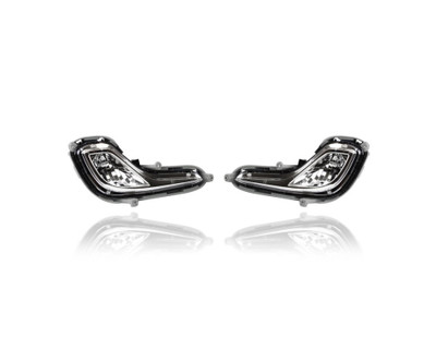 Fog Light Assembly - Compatible/Replacement for '12-17 Hyundai Accent Sedan, 12-17 Hatchback - Pair, Left Driver + Right Passenger Set - 922021R000, 922011R010 - CAPA Fog Light Assembly - Compatible/Replacement for '12-17 Hyundai Accent Sedan, 12-17 Hatchback - Pair, Left Driver + Right Passenger Set - 922021R000, 922011R010 - CAPA