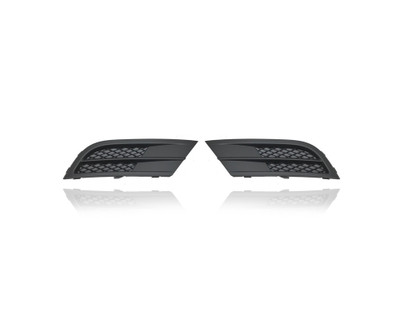 Fog Light Cover - Compatible/Replacement for '15-18 VW Volkswagen Jetta/Hybrid Sedan Base/S/SE/TDI - Without Fog Lamp Hole - Pair Set - 5C6853666G9B9, 5C6853665H9B9 - CAPA Fog Light Cover - Compatible/Replacement for '15-18 VW Volkswagen Jetta/Hybrid Sedan Base/S/SE/TDI - Without Fog Lamp Hole - Pair Set - 5C6853666G9B9, 5C6853665H9B9 - CAPA