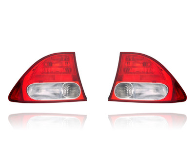 Tail Light For 09-11 Honda Civic-Sedan/Hybrid - Both Pair, Left Driver Right Passenger Hand, On Rear Body, NSF-Certified - 33501SNAA51, 33551SNAA51 Tail Light For 09-11 Honda Civic-Sedan/Hybrid - Both Pair, Left Driver Right Passenger Hand, On Rear Body, NSF-Certified - 33501SNAA51, 33551SNAA51