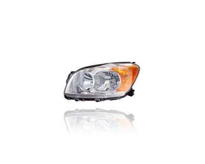 Headlight - Compatible/Replacement for '09-12 Toyota RAV4 Base/Limited (Japan Built) Halogen Chrome Interior Bezel - Left Hand - Driver - 8117042470 Headlight - Compatible/Replacement for '09-12 Toyota RAV4 Base/Limited (Japan Built) Halogen Chrome Interior Bezel - Left Hand - Driver - 8117042470
