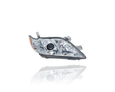 Headlight - Compatible/Replacement for '07-09 Toyota Camry Base/CE/LE/XLE (Japan Built) - Chrome Bezel - Right Hand - Passenger - 8113033652 Headlight - Compatible/Replacement for '07-09 Toyota Camry Base/CE/LE/XLE (Japan Built) - Chrome Bezel - Right Hand - Passenger - 8113033652