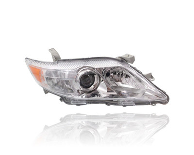 Headlight - Compatible/Replacement for '10-11 Toyota Camry Base/LE/XLE (Japan Built) - Halogen With Chrome Bezel - Right Hand - Passenger - 8113033700 - CAPA Headlight - Compatible/Replacement for '10-11 Toyota Camry Base/LE/XLE (Japan Built) - Halogen With Chrome Bezel - Right Hand - Passenger - 8113033700 - CAPA