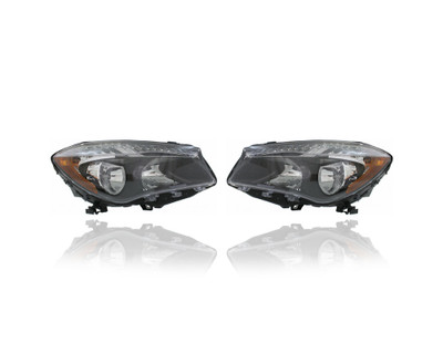 Headlight Assembly - Compatible/Replacement for '14-19 Mercedes-Benz CLA 250/CLA 45 AMG Halogen - Pair, Left Driver + Right Passenger Set - 1178204561, 1178200261 - CAPA Headlight Assembly - Compatible/Replacement for '14-19 Mercedes-Benz CLA 250/CLA 45 AMG Halogen - Pair, Left Driver + Right Passenger Set - 1178204561, 1178200261 - CAPA