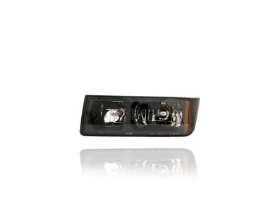 Headlight Assembly - Compatible/Replacement for '02-06 Chevrolet Avalanche - Black Bezel For Body Cladding/Plastic Bumper Model - Left Hand - Driver - 15136536 Headlight Assembly - Compatible/Replacement for '02-06 Chevrolet Avalanche - Black Bezel For Body Cladding/Plastic Bumper Model - Left Hand - Driver - 15136536