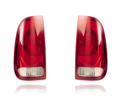 Tail Light For F85Z13404CA, F85Z13405CA 97-04 Ford Pickup F-Series, 99-07 Super-Duty Styleside - Pair, Left Driver + Right Passenger Set Tail Light For F85Z13404CA, F85Z13405CA 97-04 Ford Pickup F-Series, 99-07 Super-Duty Styleside - Pair, Left Driver + Right Passenger Set