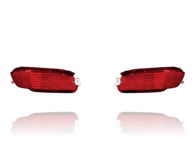 Side Marker Light Reflector For 04-06 Lexus RX330, 06-08 RX400H, 07-09 RX350 - Rear, Both Pair Left Driver Right Passenger, CAPA-Certified - 819100E010, 819200E010 Side Marker Light Reflector For 04-06 Lexus RX330, 06-08 RX400H, 07-09 RX350 - Rear, Both Pair Left Driver Right Passenger, CAPA-Certified - 819100E010, 819200E010