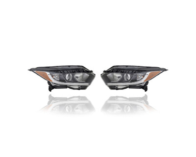 Headlight Assembly - Compatible/Replacement for '19-21 Honda HR-V - Halogen With LED Daytime Running Light - Pair, Left Driver + Right Passenger Set - 33100T7AA31, 33150T7AA31 Headlight Assembly - Compatible/Replacement for '19-21 Honda HR-V - Halogen With LED Daytime Running Light - Pair, Left Driver + Right Passenger Set - 33100T7AA31, 33150T7AA31