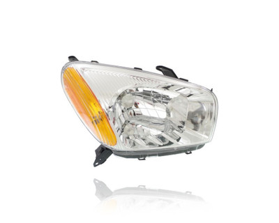 Headlight Assembly - Compatible/Replacement for '01-03 Toyota RAV4 Base/L - Halogen Chrome Interior Bezel - Right Hand - Passenger - 8111042190 Headlight Assembly - Compatible/Replacement for '01-03 Toyota RAV4 Base/L - Halogen Chrome Interior Bezel - Right Hand - Passenger - 8111042190