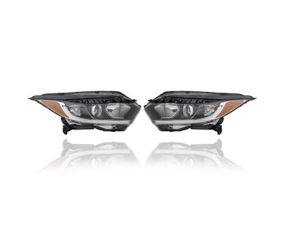 Headlight Assembly - Compatible/Replacement for '19-21 Honda HR-V - Halogen With LED Daytime Running Light - Pair, Left Driver + Right Passenger Set - 33100T7AA31, 33150T7AA31 - CAPA Headlight Assembly - Compatible/Replacement for '19-21 Honda HR-V - Halogen With LED Daytime Running Light - Pair, Left Driver + Right Passenger Set - 33100T7AA31, 33150T7AA31 - CAPA