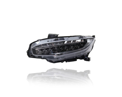 Headlight Assembly - Compatible/Replacement for '16-18 Honda Civic Sedan/Coupe, 17-19 Hatchback, 17-21 Si/Type-R Touring/Sport Touring - LED - Left Hand - Driver - 33150TBAA11 - CAPA Headlight Assembly - Compatible/Replacement for '16-18 Honda Civic Sedan/Coupe, 17-19 Hatchback, 17-21 Si/Type-R Touring/Sport Touring - LED - Left Hand - Driver - 33150TBAA11 - CAPA