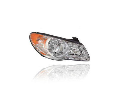 Headlight Assembly - Compatible/Replacement for '10-10 Hyundai Elantra Sedan - Halogen - Right Hand - Passenger - 921022H051