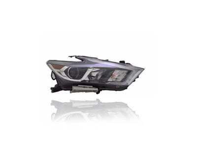 Headlight Assembly - Compatible/Replacement for '16-18 Nissan Maxima S/SV/SL - Halogen - Right Hand - Passenger - 260104RF9B - CAPA Headlight Assembly - Compatible/Replacement for '16-18 Nissan Maxima S/SV/SL - Halogen - Right Hand - Passenger - 260104RF9B - CAPA