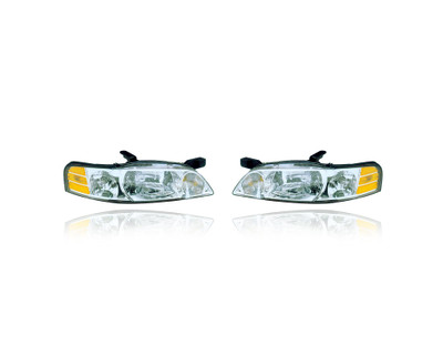 Headlight Assembly - Compatible/Replacement for '00-01 Nissan Altima - Pair, Left Driver + Right Passenger Set - 260100Z825, 260600Z825 Headlight Assembly - Compatible/Replacement for '00-01 Nissan Altima - Pair, Left Driver + Right Passenger Set - 260100Z825, 260600Z825