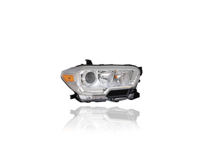 Headlight Assembly - Compatible/Replacement for '18-23 Toyota Tacoma SR5 - Halogen Without Fog Lamp, With Halogen Daytime Running Light - Right Hand - Passenger - 8111004251 Headlight Assembly - Compatible/Replacement for '18-23 Toyota Tacoma SR5 - Halogen Without Fog Lamp, With Halogen Daytime Running Light - Right Hand - Passenger - 8111004251