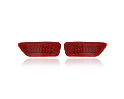 Side Marker Light Assembly For CH1185100; CH1184100 11-21 Jeep Grand Cherokee, 11-20 Journey, 11-17 Compass - Rear Bumper Reflector, Pair Left and Right Set, NSF Side Marker Light Assembly For CH1185100; CH1184100 11-21 Jeep Grand Cherokee, 11-20 Journey, 11-17 Compass - Rear Bumper Reflector, Pair Left and Right Set, NSF