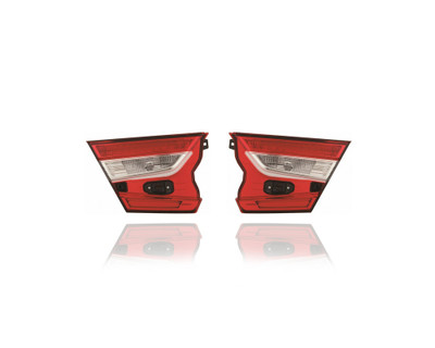 Tail Light Assembly - Compatible/Replacement for '18-21 Honda Accord Sedan, 21-21 Hybrid LX/EX/EXL/Sport - Inner On Trunk Lid Halogen - Pair Set - 34150TVAA01, 34155TVAA01 Tail Light Assembly - Compatible/Replacement for '18-21 Honda Accord Sedan, 21-21 Hybrid LX/EX/EXL/Sport - Inner On Trunk Lid Halogen - Pair Set - 34150TVAA01, 34155TVAA01