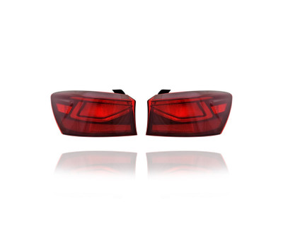 Tail Light Assembly - Compatible/Replacement for '19-23 Kia Forte FE/LXS - Outer - Pair, Left Driver + Right Passenger Set - 92402M7000, 92401M7000
