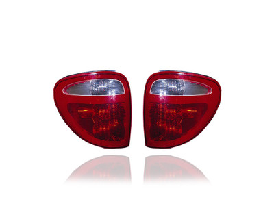Tail Light Assembly - Compatible/Replacement for '01-03 Dodge Caravan/Grand Caravan/Voyager/Town & Country - Pair, Left Driver + Right Passenger Set - 68241332AA, 68241333AA Tail Light Assembly - Compatible/Replacement for '01-03 Dodge Caravan/Grand Caravan/Voyager/Town & Country - Pair, Left Driver + Right Passenger Set - 68241332AA, 68241333AA