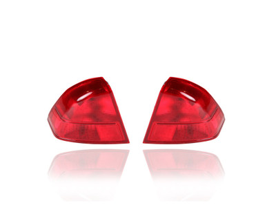 Tail Light Assembly - Compatible/Replacement for '01-02 Honda Civic Sedan - Outer On Body Quarter Panel - Pair, Left Driver + Right Passenger Set - 33501S5DA01, 33551S5DA01 Tail Light Assembly - Compatible/Replacement for '01-02 Honda Civic Sedan - Outer On Body Quarter Panel - Pair, Left Driver + Right Passenger Set - 33501S5DA01, 33551S5DA01