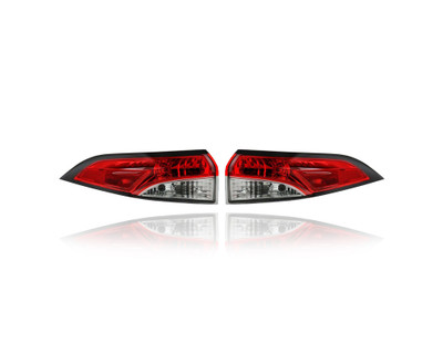 Tail Light Assembly - Compatible/Replacement for '20-21 Toyota Corolla Sedan L/LE/SE (North American Built) Outer On Body Quarter Panel - Pair Set - 8155002C60, 8156002C10 - CAPA Tail Light Assembly - Compatible/Replacement for '20-21 Toyota Corolla Sedan L/LE/SE (North American Built) Outer On Body Quarter Panel - Pair Set - 8155002C60, 8156002C10 - CAPA