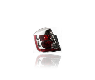 Tail Light Assembly - Compatible/Replacement for '07-09 Nissan Sentra Base/FE/S/SL 2.0L - Chrome Red Interior - Left Hand - Driver - 26555ET00B Tail Light Assembly - Compatible/Replacement for '07-09 Nissan Sentra Base/FE/S/SL 2.0L - Chrome Red Interior - Left Hand - Driver - 26555ET00B