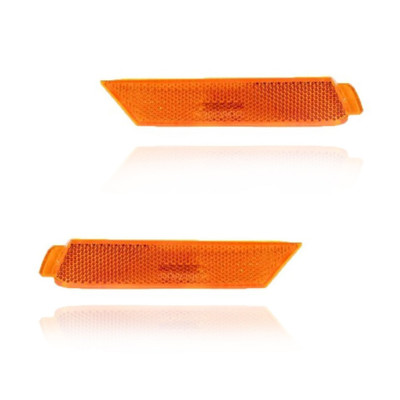 Side Marker Light Assembly For 10-15 Chevrolet Camaro-Coupe, 11-15 Convertible Without Tow Hook - Pair, Left Driver + Right Passenger Set - CAPA - 92246244, 92246245