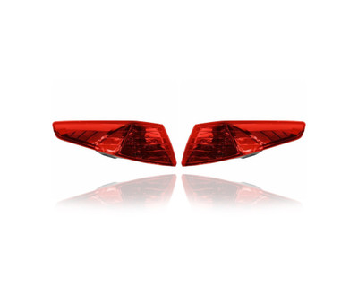 Tail Light Assembly - Compatible/Replacement for '12-13 Kia Optima LX/EX (USA-Built) Outer On Body Quarter Panel Halogen - Pair, Left Driver + Right Passenger Set - 924024C000, 924014C000 Tail Light Assembly - Compatible/Replacement for '12-13 Kia Optima LX/EX (USA-Built) Outer On Body Quarter Panel Halogen - Pair, Left Driver + Right Passenger Set - 924024C000, 924014C000