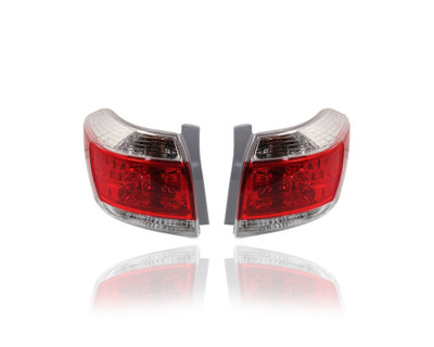 Tail Light Assembly - Compatible/Replacement for '11-13 Toyota Highlander - Pair, Left Driver + Right Passenger Set - 815500E070, 815600E070 - CAPA