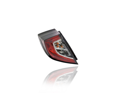 Tail Light Assembly - Compatible/Replacement for '17-21 Honda Civic/Type-R Hatchback - Outer On Body Quarter Panel - Left Hand - Driver - 33550TGGA01 Tail Light Assembly - Compatible/Replacement for '17-21 Honda Civic/Type-R Hatchback - Outer On Body Quarter Panel - Left Hand - Driver - 33550TGGA01