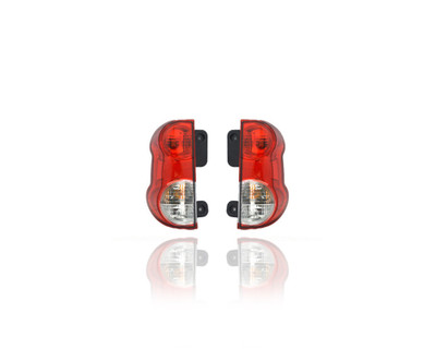 Tail Light Assembly - Compatible/Replacement for '13-19 Nissan NV200 - Pair, Left Driver + Right Passenger Set - 265503LM0A, 265553LM0A - CAPA Tail Light Assembly - Compatible/Replacement for '13-19 Nissan NV200 - Pair, Left Driver + Right Passenger Set - 265503LM0A, 265553LM0A - CAPA