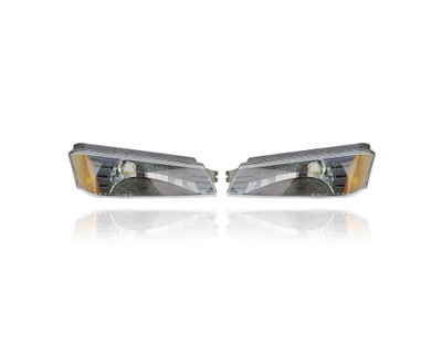 Turn Signal - Parking - Side Marker Light - Compatible/Replacement for '02-06 Chevrolet Avalanche - Body Cladding/Plastic Bumper Model - Pair, Left Driver + Right Passenger Set - 15077337, 15077336 Turn Signal - Parking - Side Marker Light - Compatible/Replacement for '02-06 Chevrolet Avalanche - Body Cladding/Plastic Bumper Model - Pair, Left Driver + Right Passenger Set - 15077337, 15077336