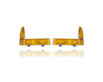 Turn Signal - Parking Light - Compatible/Replacement for '99-01 Ford F Super Duty, 00-01 Excursion - Amber - Pair, Left Driver + Right Passenger Set - XC3Z13200BA, XC3Z13201BA Turn Signal - Parking Light - Compatible/Replacement for '99-01 Ford F Super Duty, 00-01 Excursion - Amber - Pair, Left Driver + Right Passenger Set - XC3Z13200BA, XC3Z13201BA