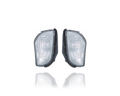 Turn Signal Light - Compatible/Replacement for '12-14 Toyota Prius V - On Front Bumper - Pair, Left Driver + Right Passenger Set - 8151147030, 8152147030 Turn Signal Light - Compatible/Replacement for '12-14 Toyota Prius V - On Front Bumper - Pair, Left Driver + Right Passenger Set - 8151147030, 8152147030