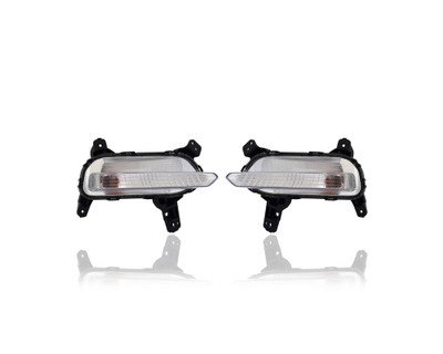 Turn Signal Light Assembly - Compatible/Replacement for '19-21 Kia Forte Sedan - Front - Pair, Left Driver + Right Passenger Set - 92304M7000, 92303M7000 Turn Signal Light Assembly - Compatible/Replacement for '19-21 Kia Forte Sedan - Front - Pair, Left Driver + Right Passenger Set - 92304M7000, 92303M7000