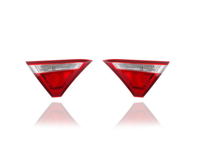 Back Up Light Assembly - Compatible/Replacement for '15-17 Toyota Camry/Hybrid - Inner On Trunk Lid - Pair, Left Driver + Right Passenger Set - 8158006410, 8159006410 CAPA