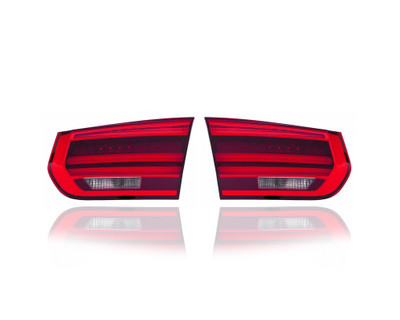 Back Up Light Assembly - Compatible/Replacement for '16-18 BMW 3-Series/Hybrid/M3 Sedan/Wagon - Inner On Trunk Lid - Pair, Left Driver + Right Passenger Set - 63217369122, 63217369121 CAPA Back Up Light Assembly - Compatible/Replacement for '16-18 BMW 3-Series/Hybrid/M3 Sedan/Wagon - Inner On Trunk Lid - Pair, Left Driver + Right Passenger Set - 63217369122, 63217369121 CAPA