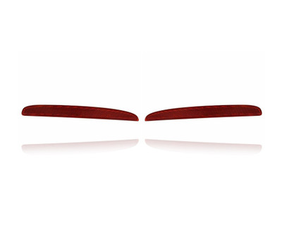 Bumper Reflector - Compatible/Replacement for '16-21 Honda Civic Sedan, 17-21 Civic Hatchback - Rear - Pair, Left Driver + Right Passenger Set - 33505TDJJ01, 33555TDJJ01 Bumper Reflector - Compatible/Replacement for '16-21 Honda Civic Sedan, 17-21 Civic Hatchback - Rear - Pair, Left Driver + Right Passenger Set - 33505TDJJ01, 33555TDJJ01