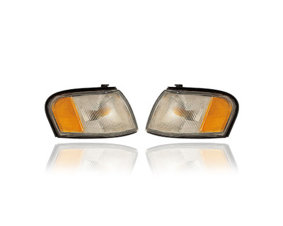 Cornering Light Assembly - Compatible/Replacement for '95-99 Nissan Sentra/200SX - Pair, Left Driver + Right Passenger Set - 261201M325, 261251M325 Cornering Light Assembly - Compatible/Replacement for '95-99 Nissan Sentra/200SX - Pair, Left Driver + Right Passenger Set - 261201M325, 261251M325