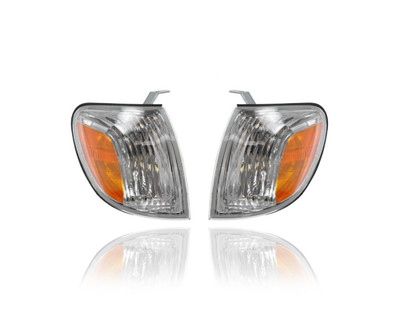 Cornering Light Assembly - Compatible/Replacement for '05-06 Toyota Tundra Regular/Access Cab Only - Pair, Left Driver + Right Passenger Set - 815100C040, 815200C040 CAPA Cornering Light Assembly - Compatible/Replacement for '05-06 Toyota Tundra Regular/Access Cab Only - Pair, Left Driver + Right Passenger Set - 815100C040, 815200C040 CAPA
