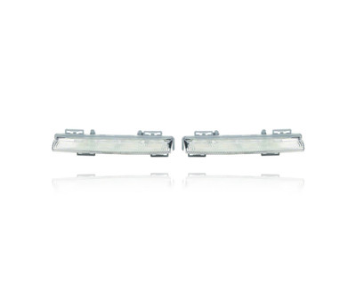 Daytime Running Light - Compatible/Replacement for '12-14 Mercedes-Benz C-Class Sedan, 12-15 C-Class Coupe AMG/Sport (Exclude C63) - LED - Pair, Left + Right Set - 2049069000, 2049068900 CAPA Daytime Running Light - Compatible/Replacement for '12-14 Mercedes-Benz C-Class Sedan, 12-15 C-Class Coupe AMG/Sport (Exclude C63) - LED - Pair, Left + Right Set - 2049069000, 2049068900 CAPA