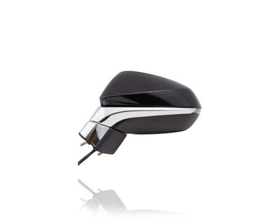 Door Mirror - Compatible/Replacement for '16-22 Lexus RX350/350L/RX450h/RX450hL (Canada Built) - Powered, Heated, With Signal, Matte-Black - Left Hand - Driver - 879400E230