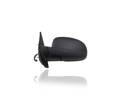 Door Mirror - Compatible/Replacement for '07-13 Chevrolet Silverado/GMC Sierra - Powered, Heated, Without Signal & Puddle Lamp, Textured - Left Hand - Driver - 20843116 NSF