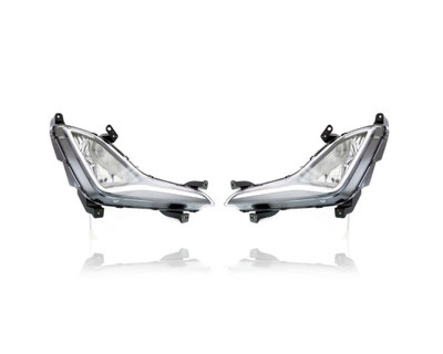 Fog Light Assembly - Compatible/Replacement for '14-16 Hyundai Elantra Sedan - Pair, Left Driver + Right Passenger Set - 922023X210, 922013X210 CAPA Fog Light Assembly - Compatible/Replacement for '14-16 Hyundai Elantra Sedan - Pair, Left Driver + Right Passenger Set - 922023X210, 922013X210 CAPA