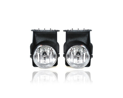 Fog Light Assembly - Compatible/Replacement for '05-07 GMC Sierra - Pair, Left Driver + Right Passenger Set - 15776381, 15776380 CAPA Fog Light Assembly - Compatible/Replacement for '05-07 GMC Sierra - Pair, Left Driver + Right Passenger Set - 15776381, 15776380 CAPA
