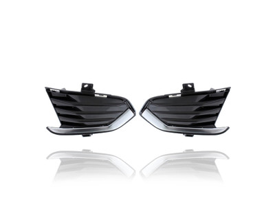 Fog Light Cover - Compatible/Replacement for '17-21 Cadillac XT5 - Pair, Left Driver + Right Passenger Set - 84107961, 84107960 Fog Light Cover - Compatible/Replacement for '17-21 Cadillac XT5 - Pair, Left Driver + Right Passenger Set - 84107961, 84107960