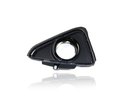 Fog Light Cover - Compatible/Replacement for '16-18 Toyota RAV4/Hybrid-Adventure - With Fog Lamp Hole, Black - Left Hand - Driver - 520400R020