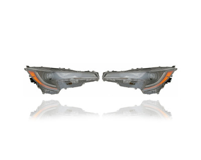 Headlight - Compatible/Replacement for '20-21 Toyota Corolla Sedan L/LE (Japan Built) - LED - Pair, Left Driver + Right Passenger Set - 8114012K90, 8107012K90 CAPA