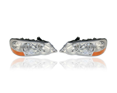 Headlight - Compatible/Replacement for '02-03 Acura 3.2TL- Lens And Housing - Pair, Left Driver + Right Passenger Set - 33101S0KA12, 33151S0KA12 Headlight - Compatible/Replacement for '02-03 Acura 3.2TL- Lens And Housing - Pair, Left Driver + Right Passenger Set - 33101S0KA12, 33151S0KA12